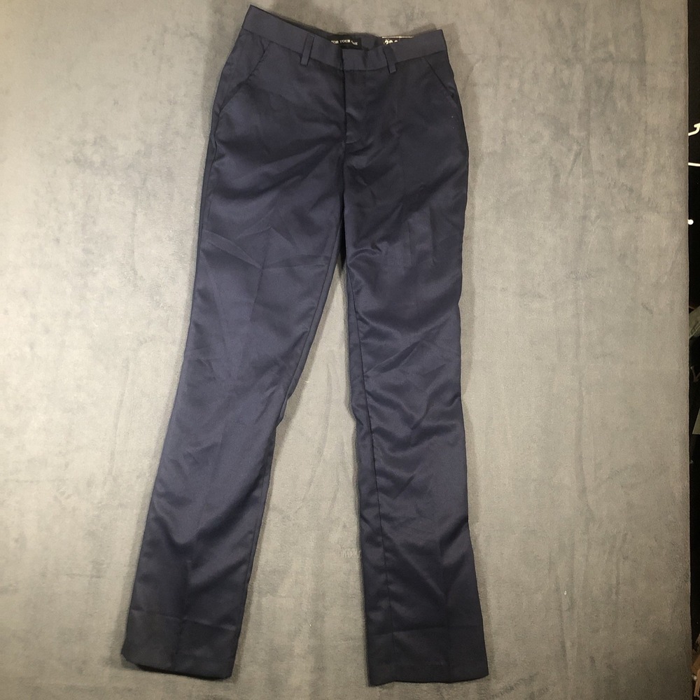 For Your One - Mens Navy Blue Pants Casual Loose Fit Straight Leg 28x34 NWT